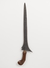 インドネシア　短剣　クリス　柄　ジャワ　木製彫刻 ガルーダ　ハンドル　デマム 106859.S.jpg