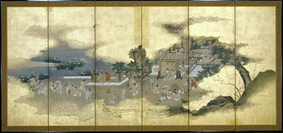 唐子図屏風（対馬宗家文書）