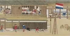 長崎唐館図及蘭館図巻