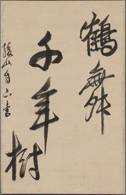 貞心院書「鶴舞千年樹」（対馬宗家文書）
