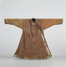 【高級】枝伝宝飾　反物　正絹　八掛地附 九州国立博物館 | 収蔵品データベース | 紺吉服地蔵袍