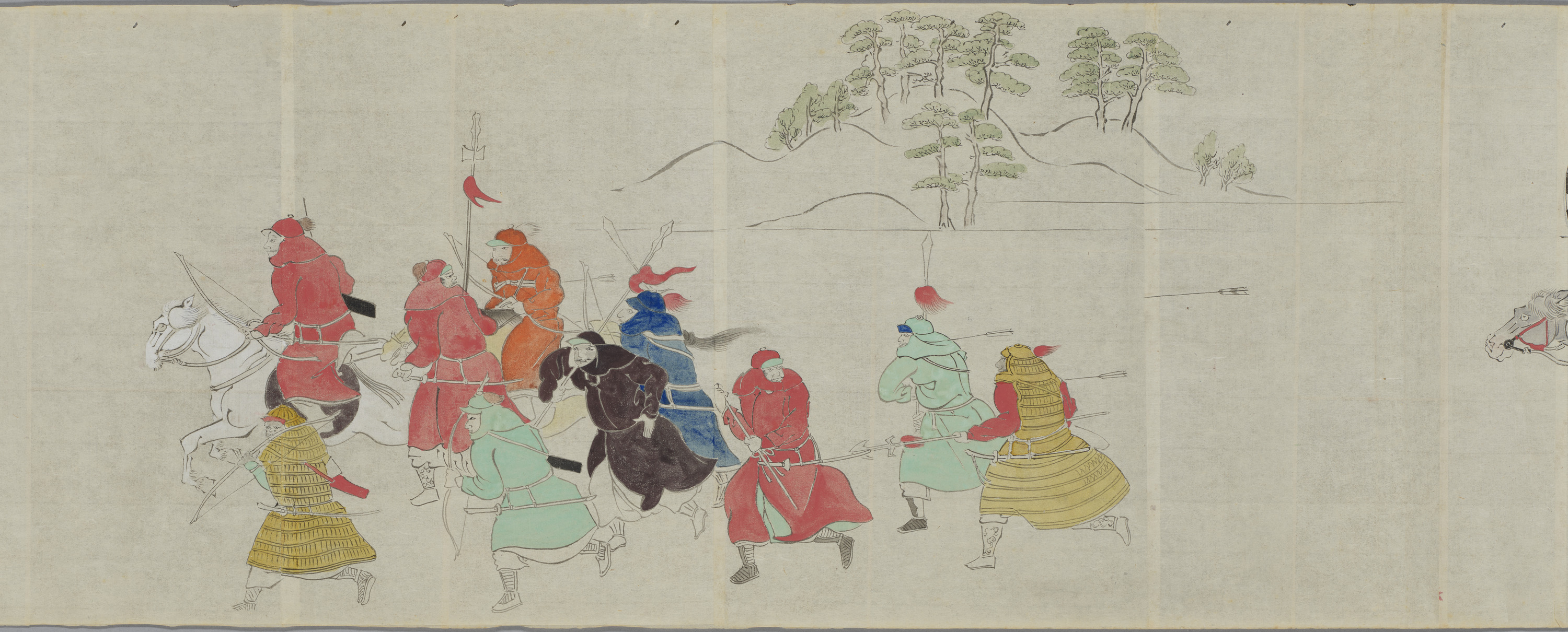 蒙古襲来絵詞模本　2巻