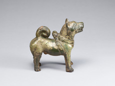 蔵から中国古銭と一緒の箱から出てきた 5体の内の1体　 犬イヌ中国古美術土器 ◼️蔵から中国古銭と一緒の箱から出てきた5体の内の1体 鶏ニワトリ