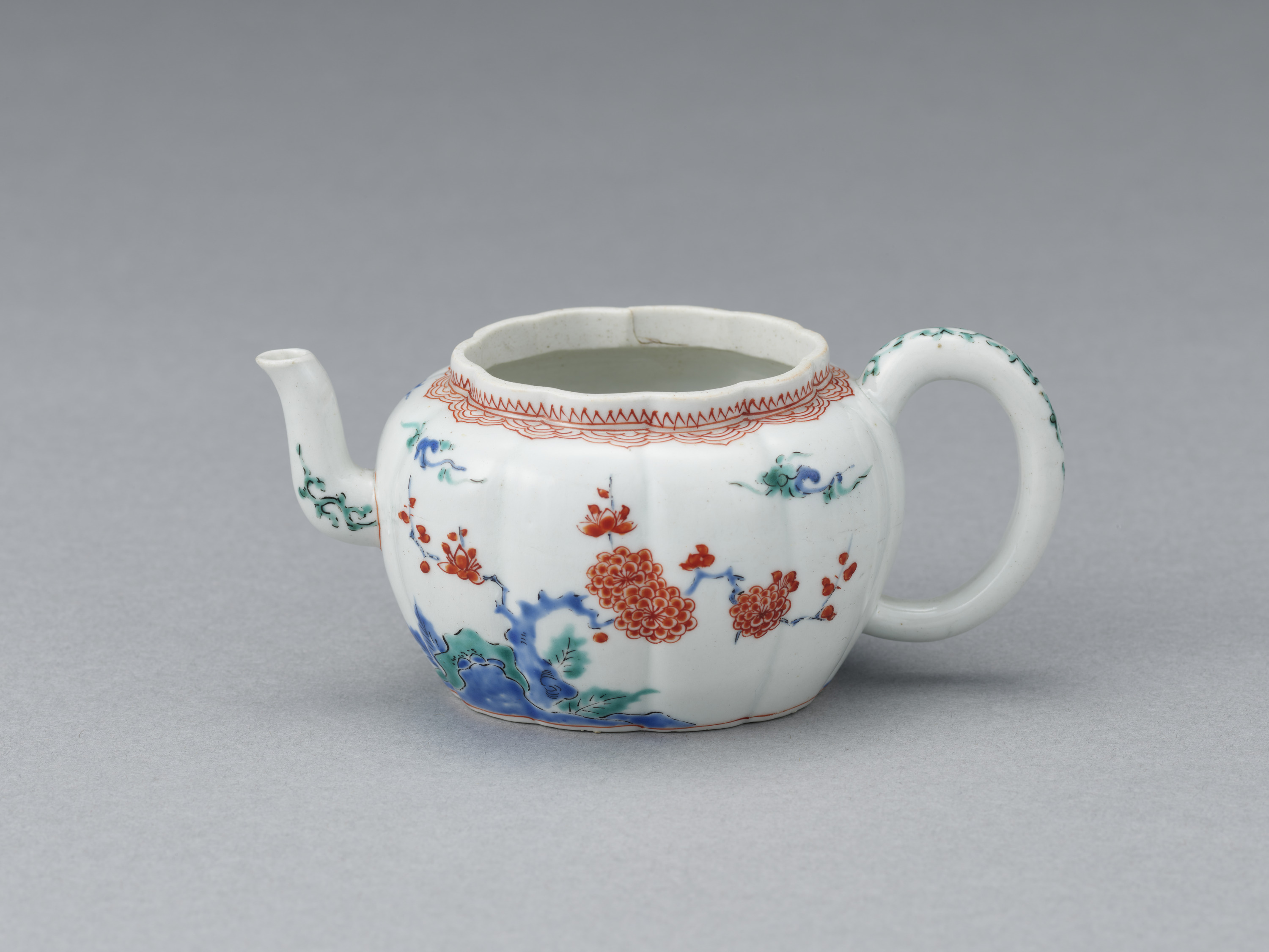 色絵梅樹文水注　1合