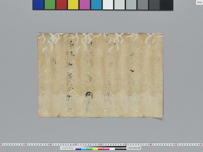 画像番号：124153　2026/07/28　14-足利義教袖判御教書案-裏