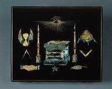 九州国立博物館 | 収蔵品ギャラリー | 青貝細工フリーメイソン箱