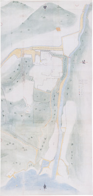 浅敷原周辺図（対馬宗家文書）