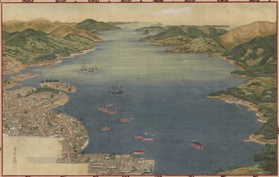 長崎港図